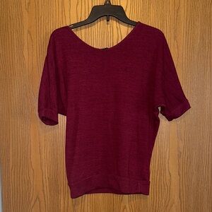 Rue21 Deep Red Relaxed Blouse
